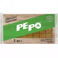 PE - PO drevený podpalovač 32 ks podpaleni