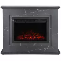Elektrický krb voľne stojaci Cloe čierny mramor 2000W