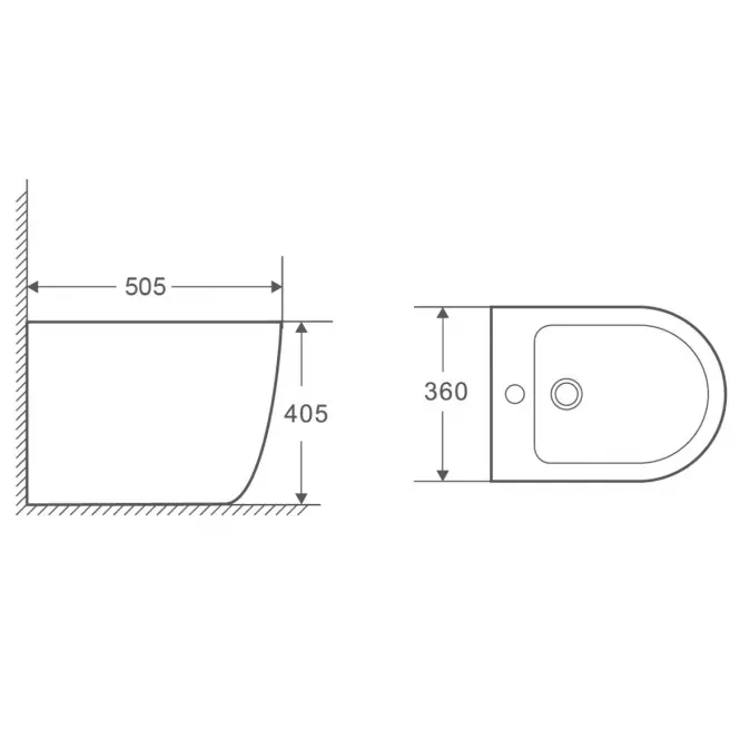 Bidet stojací Igar,2