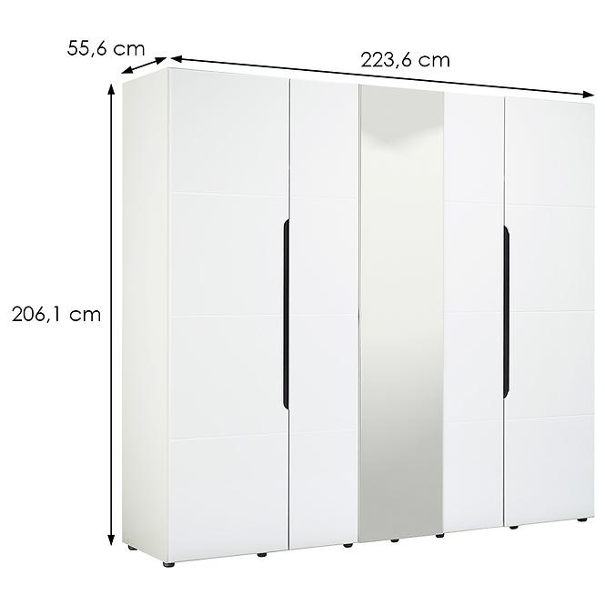Skriňa Ksanti 5K10 biely 11008722,13