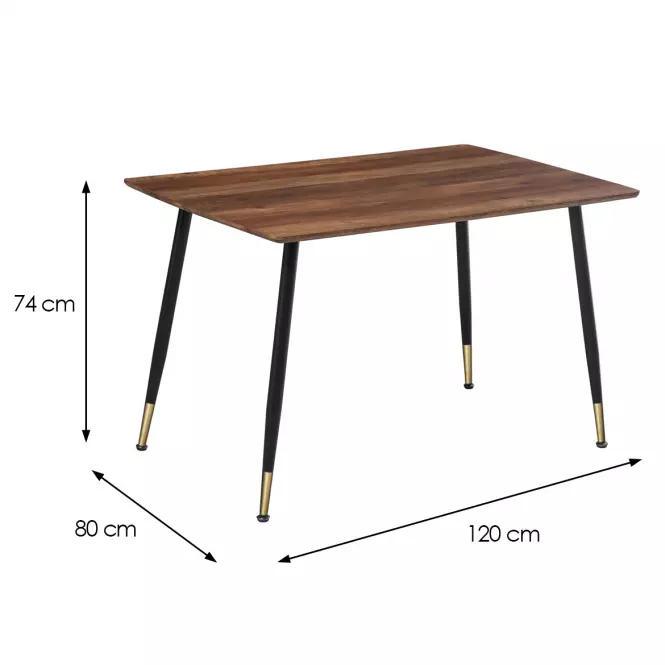 Jedálenský stôl DT1420 Golden Oak,2