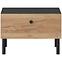 Nočný stolík Deco Antracite/Dub Gold Craft,3