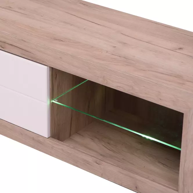 TV stolík Remo šedá dub/biela11008810,13