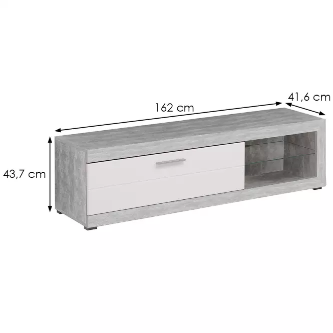 TV stolík Remo betón 11008818