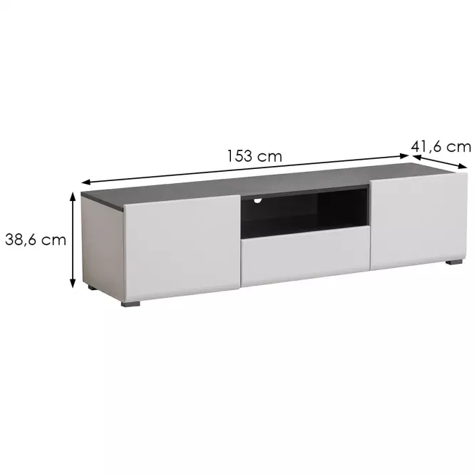 TV stolík Enzo biely 11008816