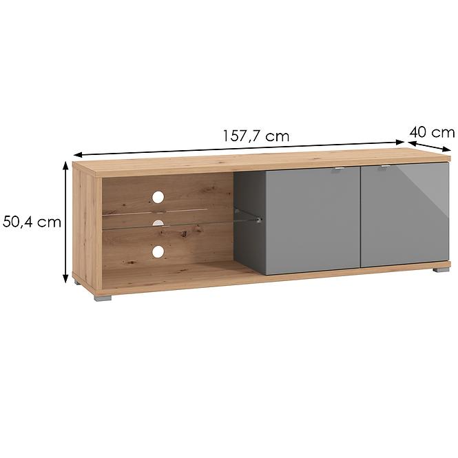 TV stolík Andora 160 šedá 11011448,15