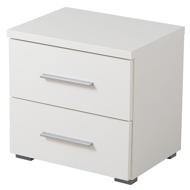 Nočný stolík Uni NO2F biela 11008696