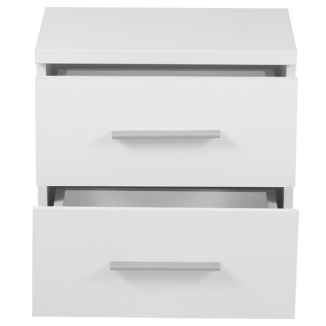 Nočný stolík Uni NO2F biela 11008696,3