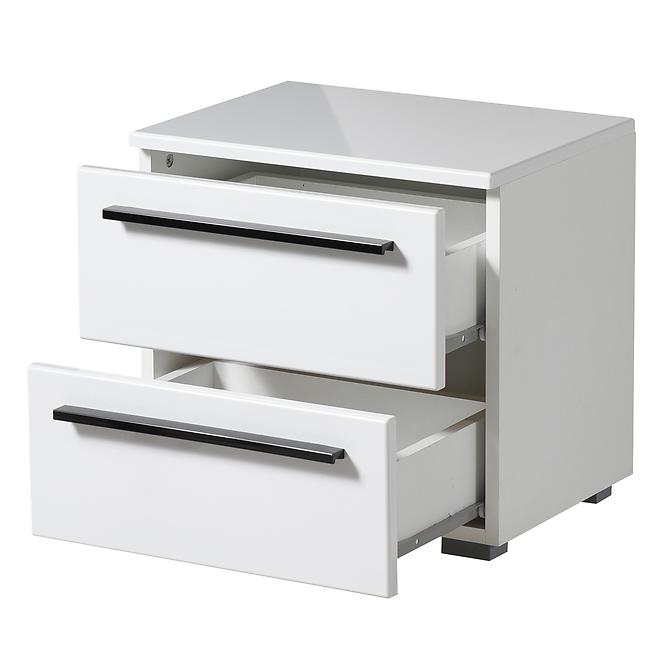 Nočný stolík Uni NO2F biela 11008696