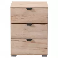 Nočný stolík Duerto 3F šedá dub 11008315