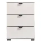 Nočný stolík Duerto 3F biela 11008319