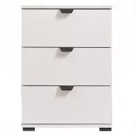 Nočný stolík Duerto 3F biela 11008319