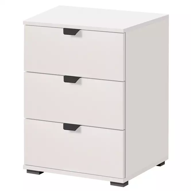 Nočný stolík Duerto 3F biela 11008319