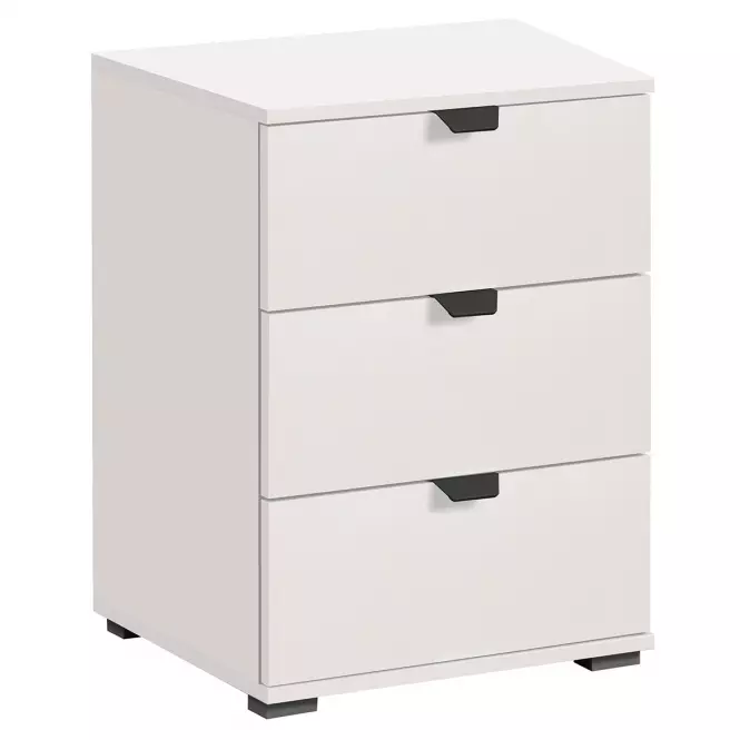 Nočný stolík Duerto 3F biela 11008319,3
