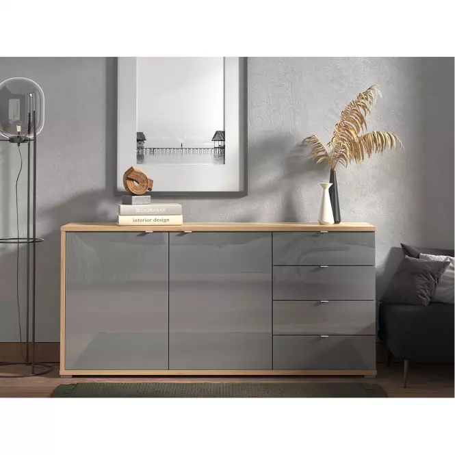 Komoda Andora 3K4F šedá 11011389