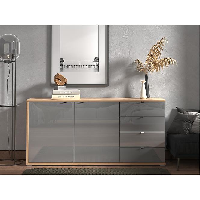 Komoda Andora 3K4F šedá 11011389
