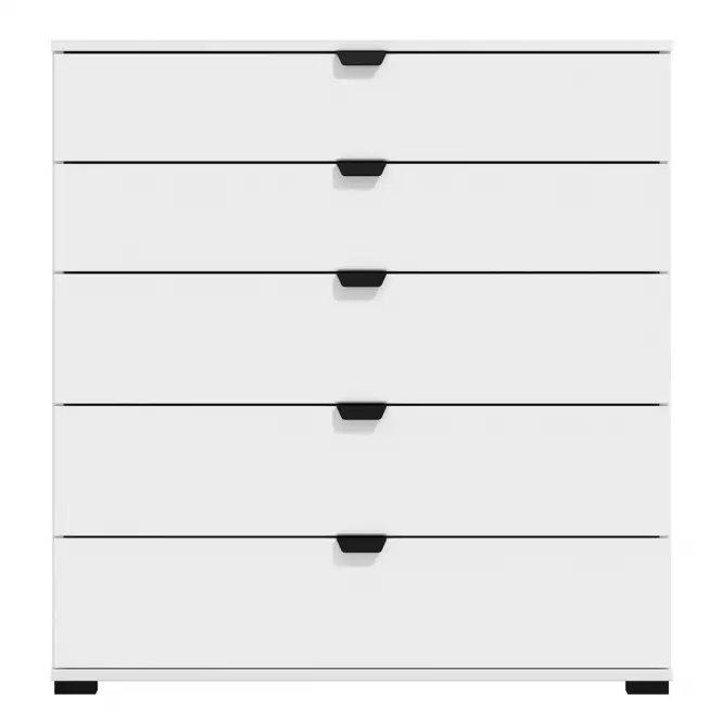 Komoda Duero 5F 90 biela 11008296