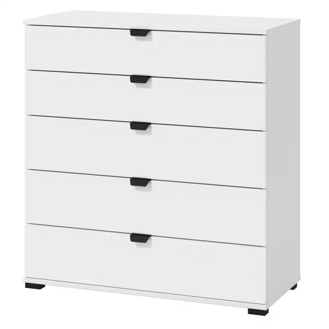 Komoda Duero 5F 90 biela 11008296