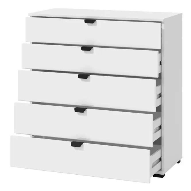 Komoda Duero 5F 90 biela 11008296