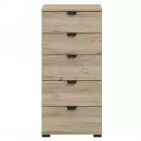 Komoda Duerto 5F 45 šedá dub 11008309