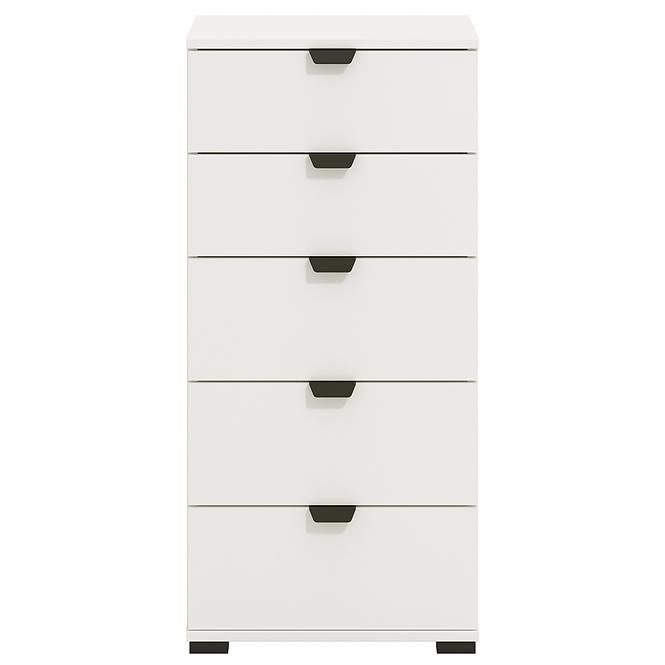 Komoda Duerto 5F 45 biela 11008310