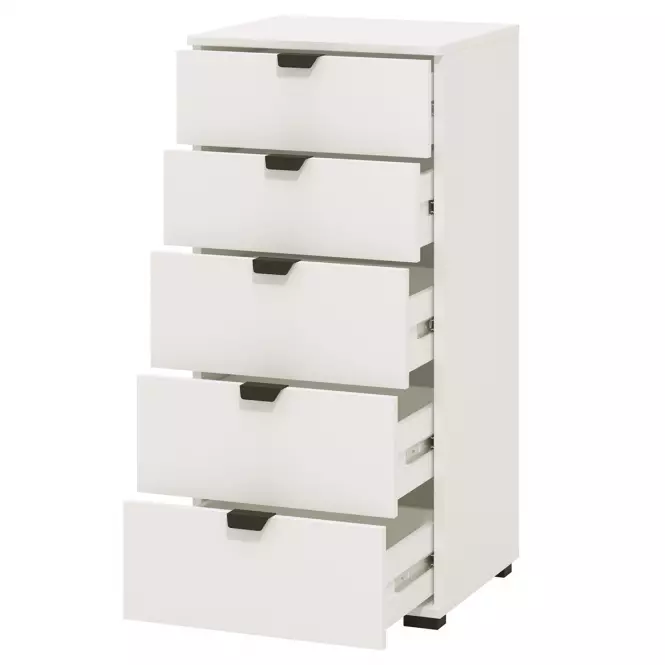 Komoda Duerto 5F 45 biela 11008310,7