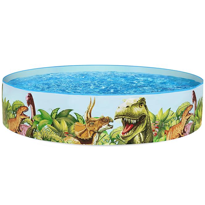 Kruhý detský bazén Dinosaur 1,83x0,38 m 55022