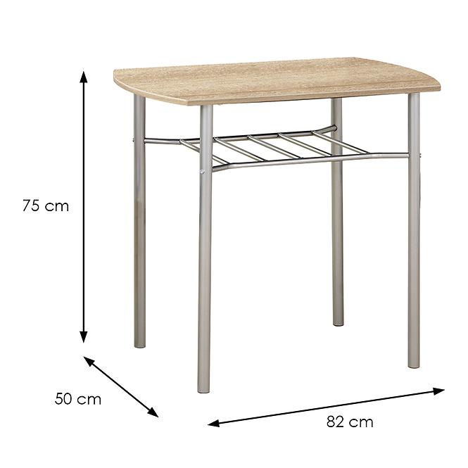 Jedálenská zostava Lance 1+2 82x50 sonoma