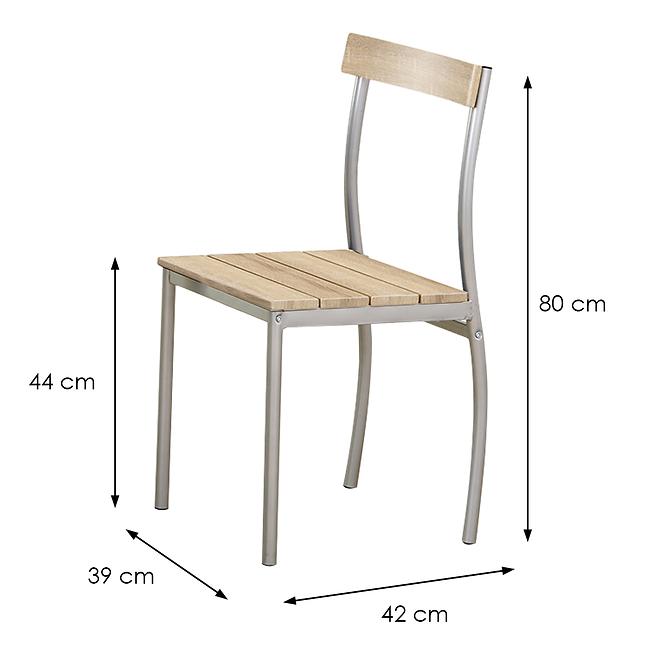 Jedálenská zostava Lance 1+2 82x50 sonoma