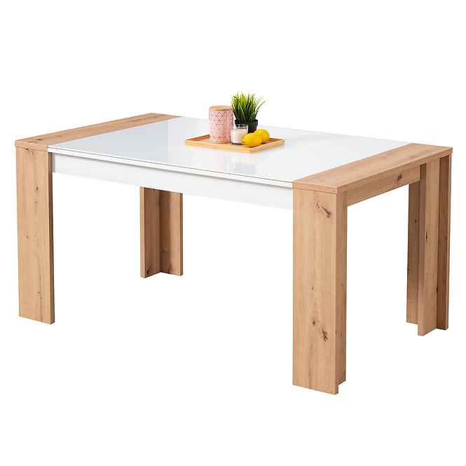 Stôl Molise artisan/biely 11008226