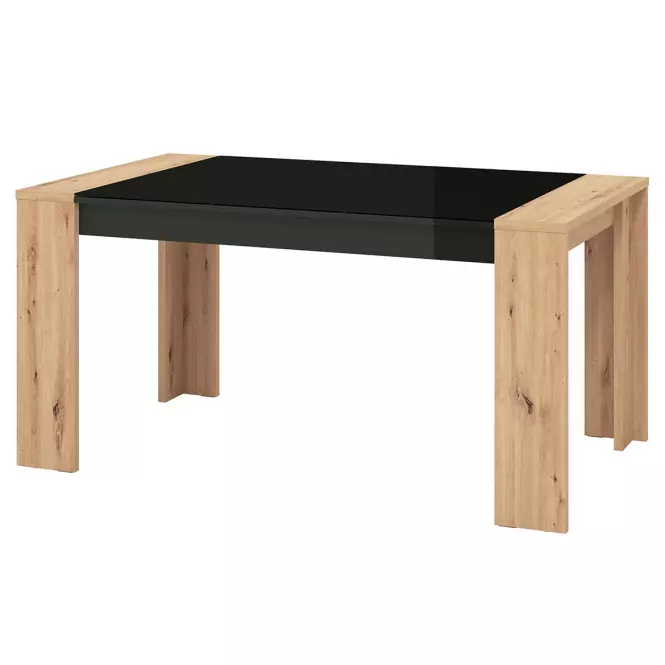 Stôl Molise artisan/čierna 11008342