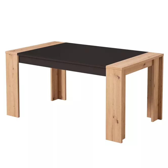 Stôl Molise artisan/čierna 11008342