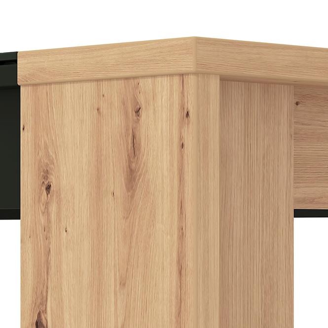 Stôl Molise artisan/čierna 11008342
