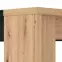 Stôl Molise artisan/čierna 11008342,6