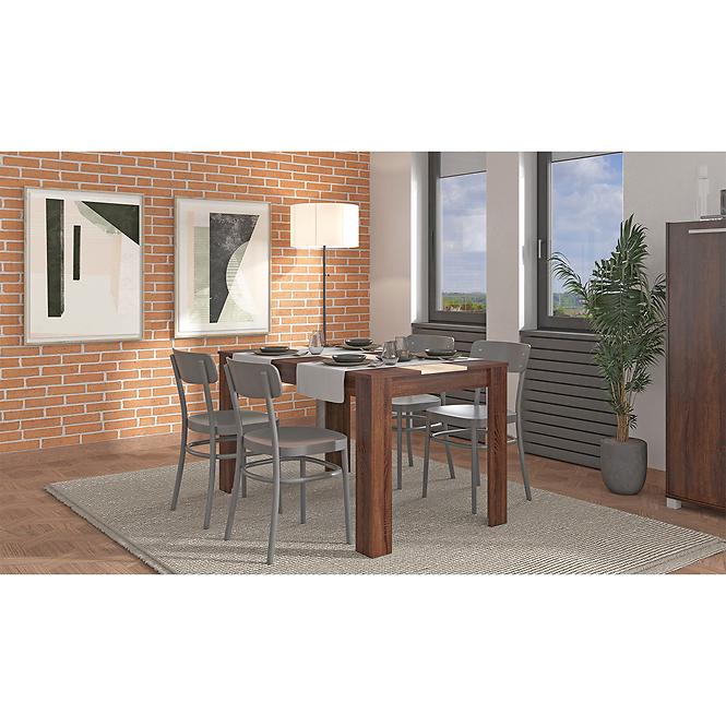 Stôl Domus 135x80 tmavá sonoma 11011257,6