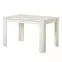 Rozkladací stôl DT 153/186x80cm biely 11008797,3