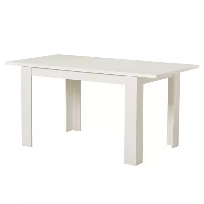 Rozkladací stôl DT 153/186x80cm biely 11008797,4