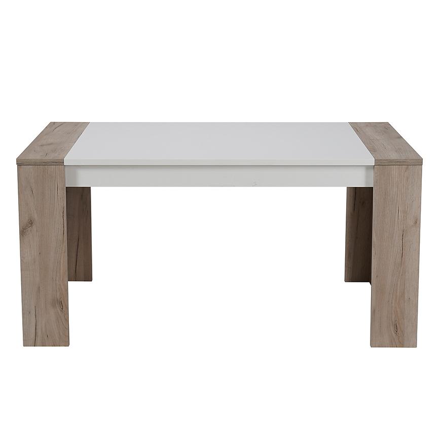 Stôl Cremona TS 155x90 šedá dub/biely 11008801