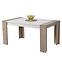 Stôl Cremona TS 155x90 šedá dub/biely 11008801,7