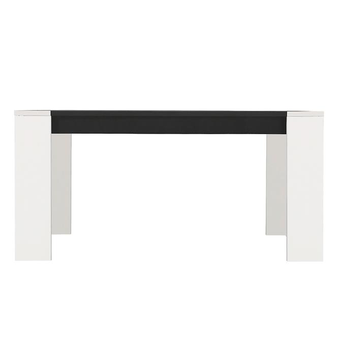 Stôl Cremona TS 155x90 biely/čierna 11008805,4