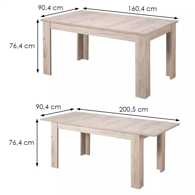 Rozkladací stôl Oscar TS 160