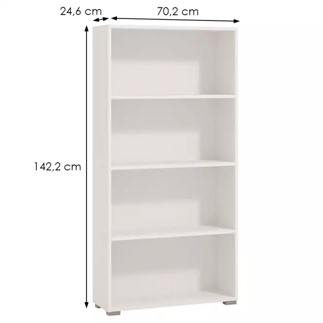 Regál Tomar 4 biely 11011436