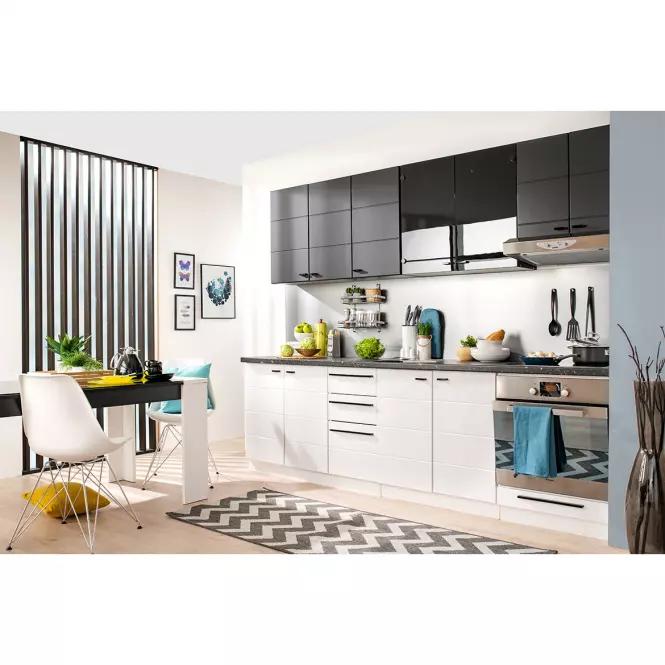 Kuchynská skrinka Claudia 60A čierna 11008685