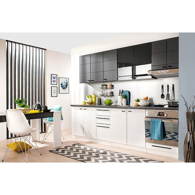 Kuchynská skrinka Claudia 60A čierna 11008685