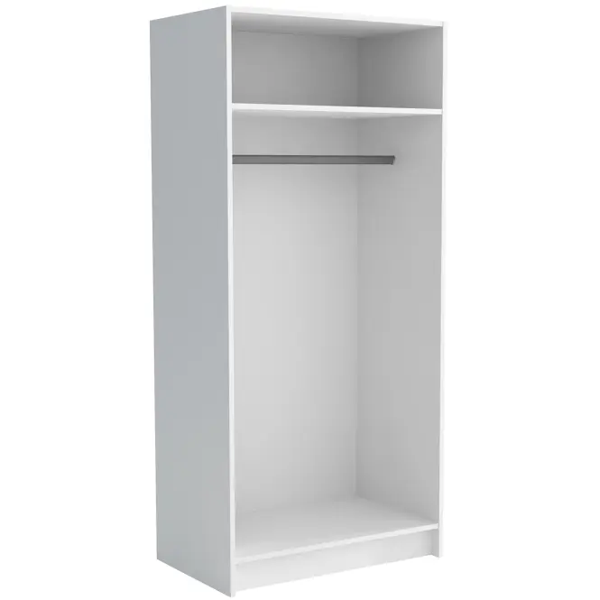 Skriňa Pino 2 81cm – biela, dvojdverová,2