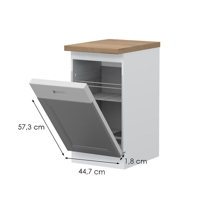 Dvierka na umývačku Tara K45d/4 graphite mat