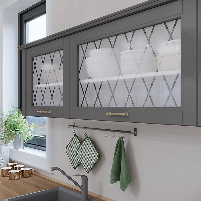 Kuchynská skrinka Tara V9-45-1k/4 graphite mat