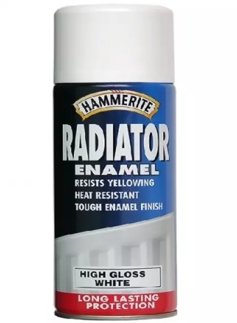HAMMERITE Sprej na radiátor hladký biely 400 ml