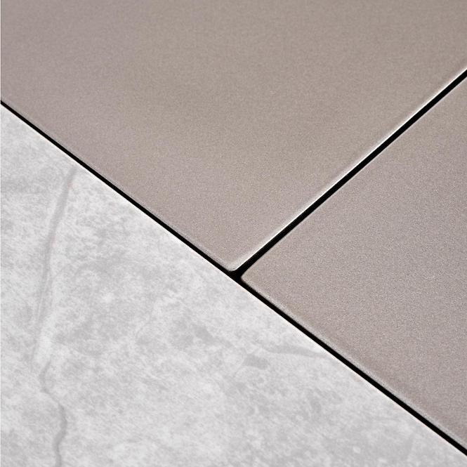 Rozkladací stôl Valentino 160/220x90cm Popolavý/Svetlý – Popolavý/Zlatá
