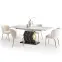 Rozkladací stôl Vincenzo 160/200x90cm Mdf/Oceľ – Biely/Čierna,13